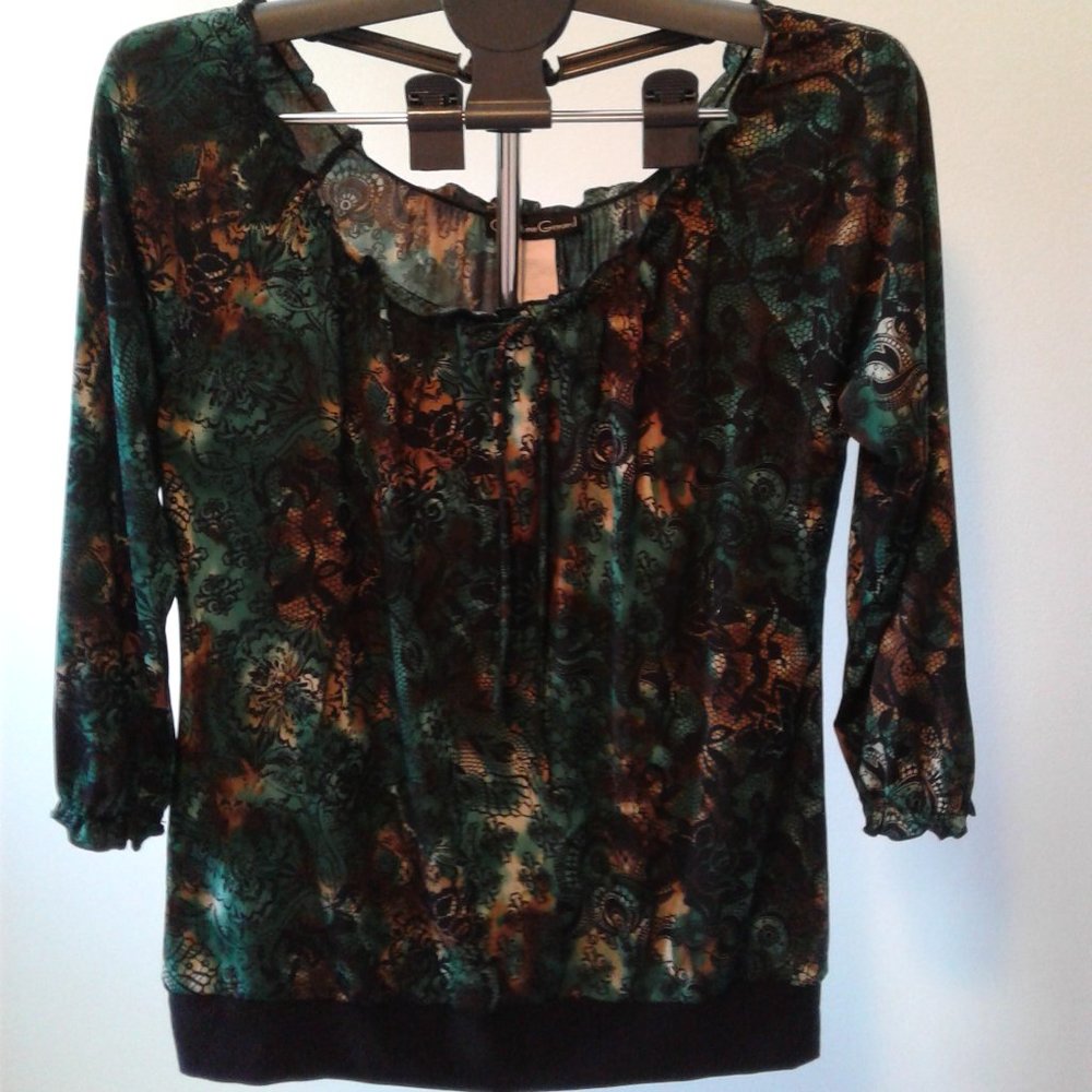 Christine Gerard Y2K Blouse Size L